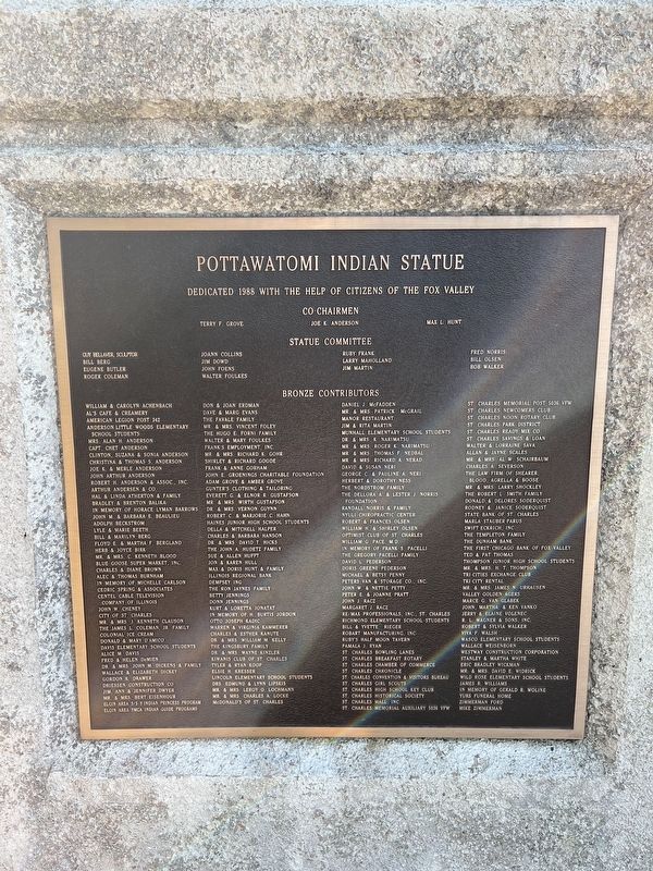 The Ēkwabet statue dedication plaque. Click for full size. The Ēkwabet statue dedication plaque image. Click for full size.