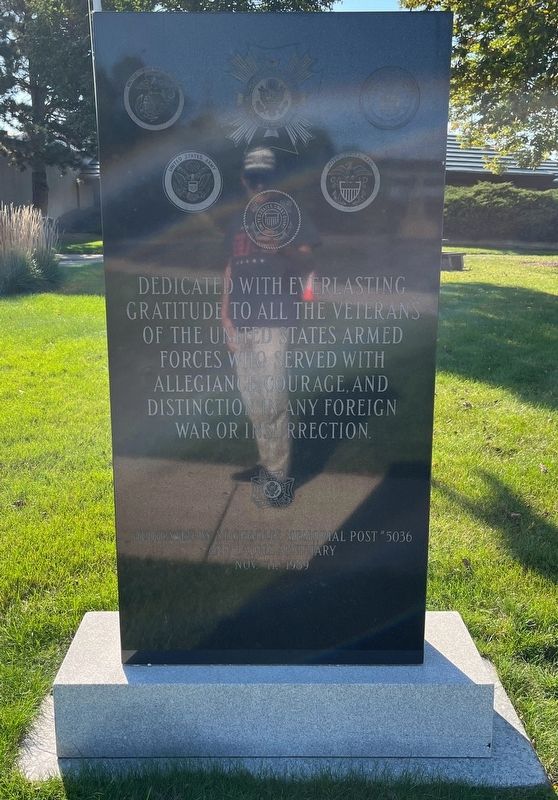 Veterans Memorial Marker. Click for full size. Veterans Memorial Marker image. Click for full size.
