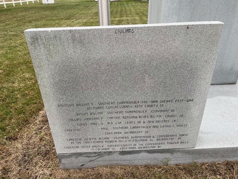 Delaware Confederate War Memorial image. Click for full size.