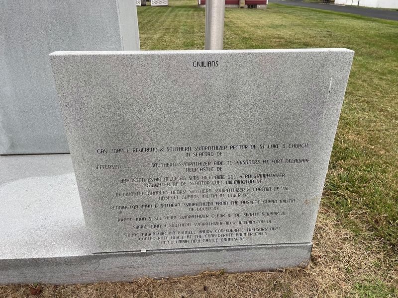 Delaware Confederate War Memorial image. Click for full size.