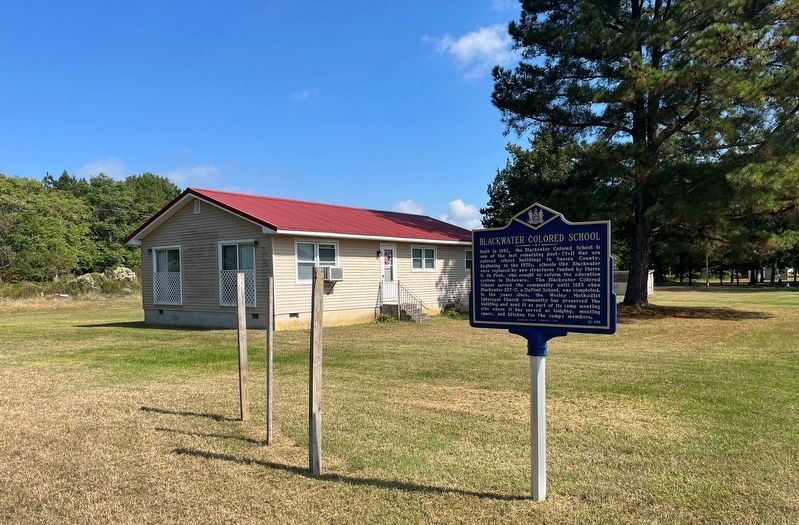 Blackwater Colored School Marker. Click for full size. Blackwater Colored School Marker image. Click for full size.