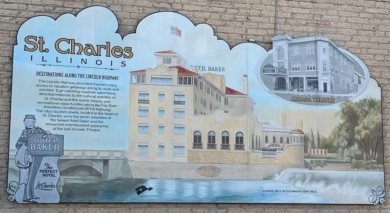 St. Charles, Illinois Marker. Click for full size. St. Charles, Illinois Marker image. Click for full size.
