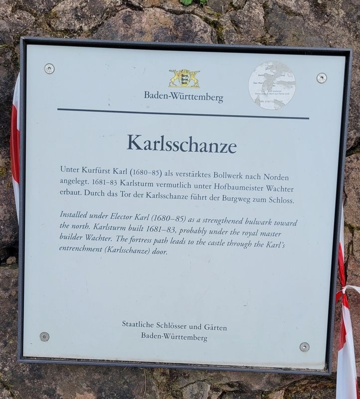 Karlsschanze / Karl's Entrenchment Door Marker. Click for full size. Karlsschanze / Karl's Entrenchment Door Marker image. Click for full size.