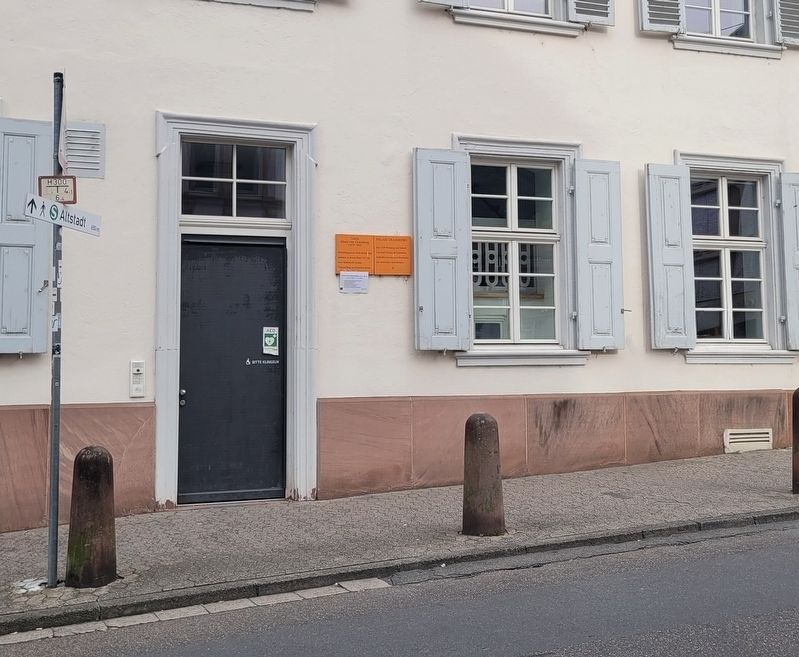 The entrance to the Graimberg Palace and Marker. Click for full size. The entrance to the Graimberg Palace and Marker image. Click for full size.