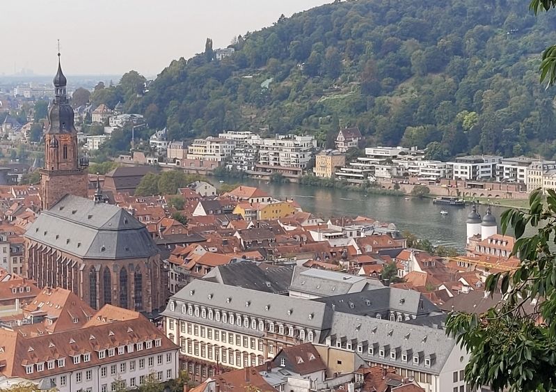 The view of the Church of the Holy Spirit (left) and the Bridge Gate (right). Click for full size. The view of the Church of the Holy Spirit (left) and the Bridge Gate (right) image. Click for full size.