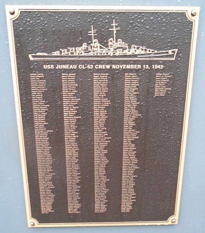 USS <i>Juneau</i> (CL-52) Crew. Click for full size. USS <i>Juneau</i> (CL-52) Crew image. Click for full size.
