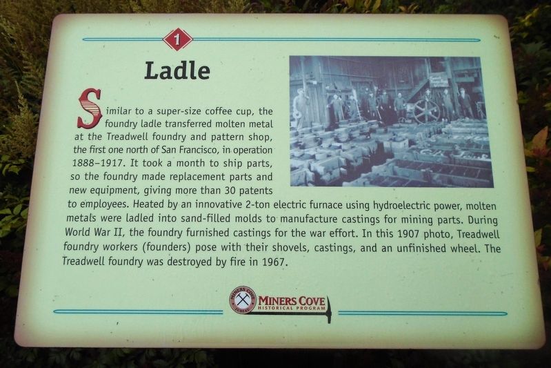 Ladle Marker. Click for full size. Ladle Marker image. Click for full size.