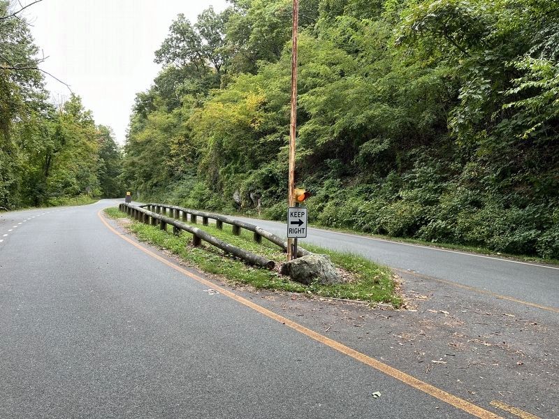 Central Median and Location of Original Ranger Station. Click for full size. Central Median and Location of Original Ranger Station image. Click for full size.