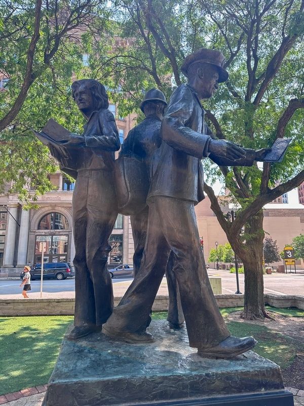 Letter Carriers' Monument. Click for full size. Letter Carriers' Monument image. Click for full size.