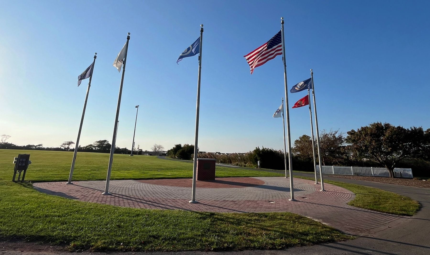 Northside Park Military Flag Plaza & Memorial. Click for full size. Northside Park Military Flag Plaza & Memorial image. Click for full size.
