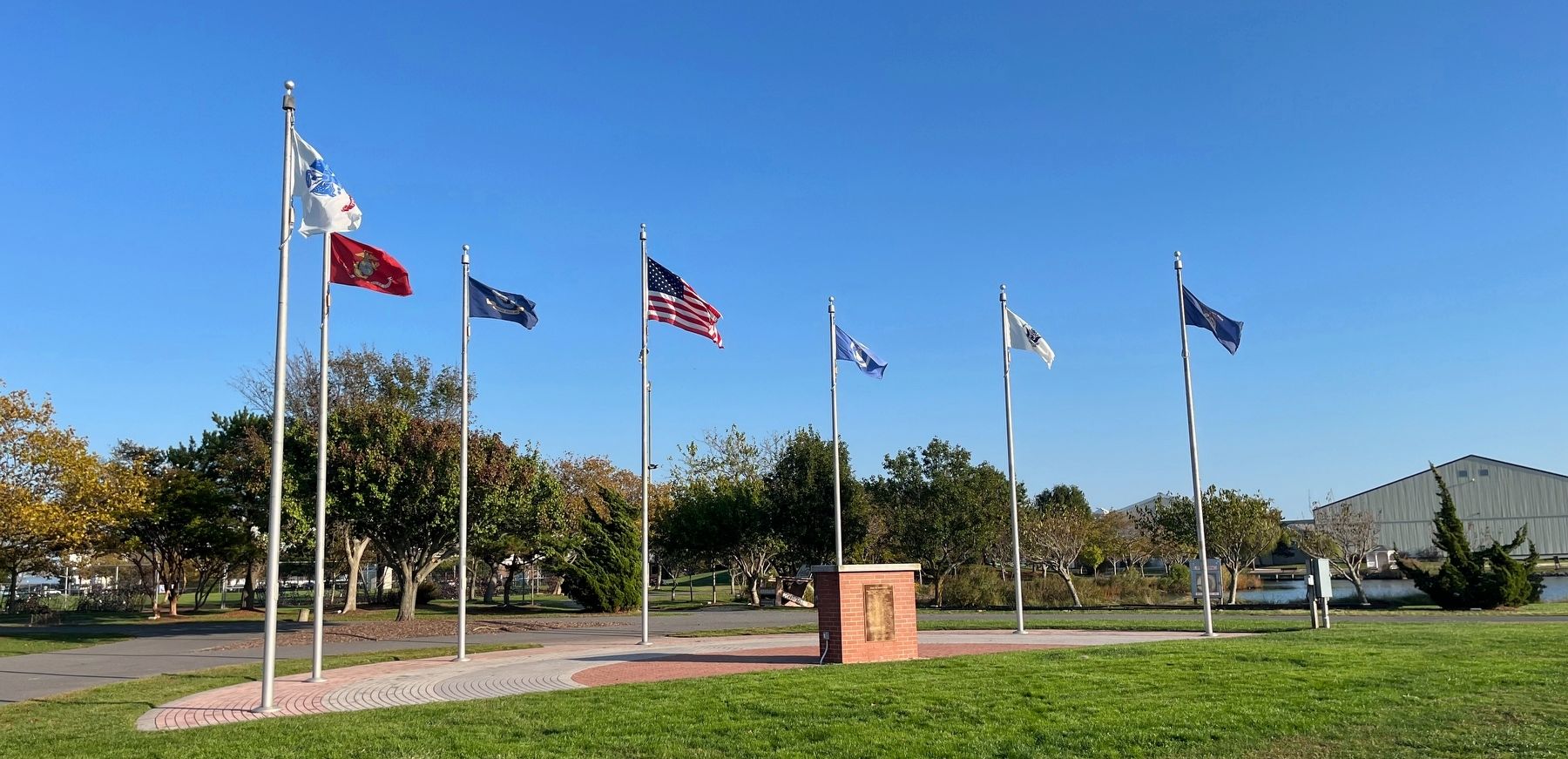 Northside Park Military Flag Plaza & Memorial. Click for full size. Northside Park Military Flag Plaza & Memorial image. Click for full size.
