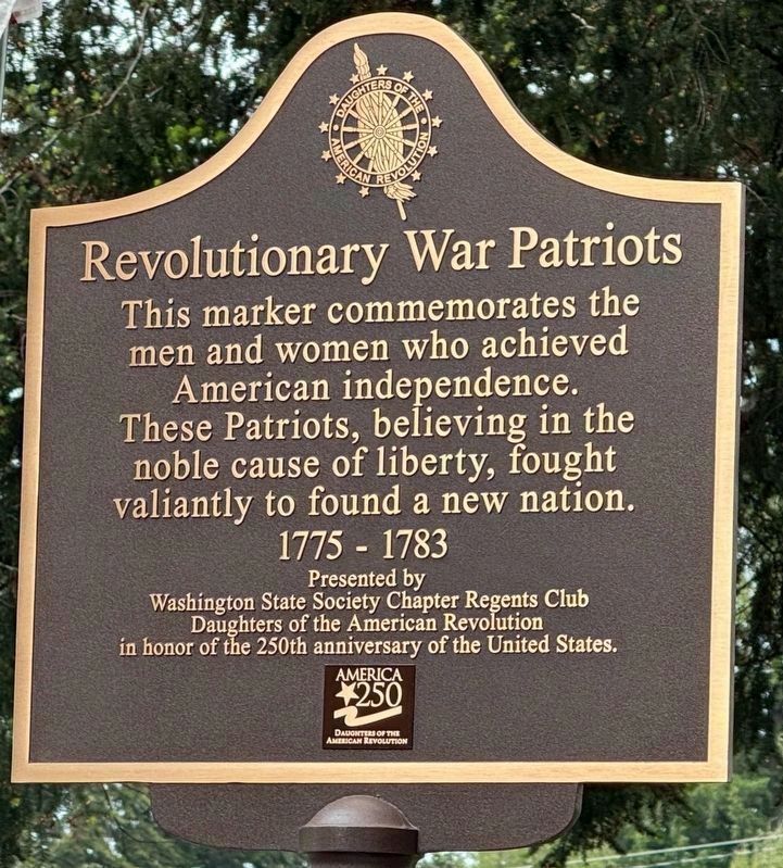 Revolutionary War Patriots Marker. Click for full size. Revolutionary War Patriots Marker image. Click for full size.