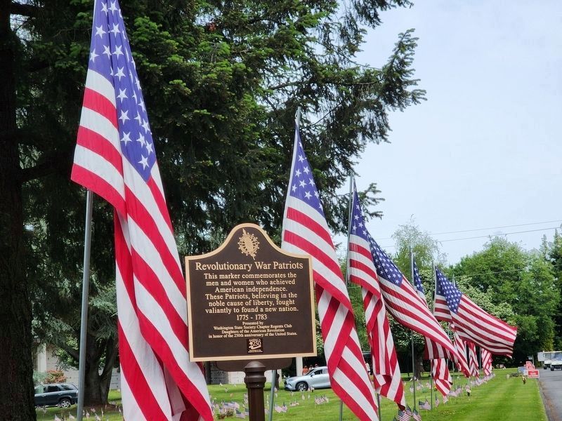 Memorial Day weekend 2024 at the new marker.. Click for full size. Memorial Day weekend 2024 at the new marker. image. Click for full size.
