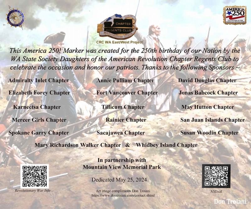 This is a close-up of the sign posted next to the marker which lists the plaque donors.. Click for full size. This is a close-up of the sign posted next to the marker which lists the plaque donors. image. Click for full size.