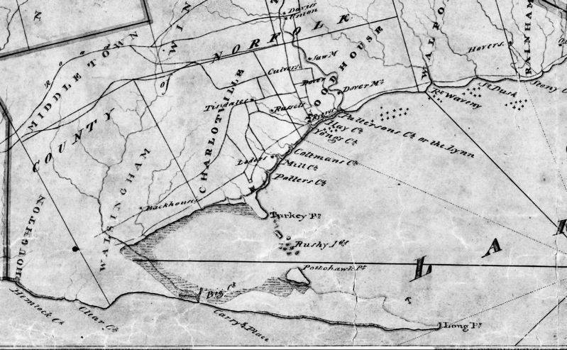 The Long Point Settlement in 1819 image. Click for full size.