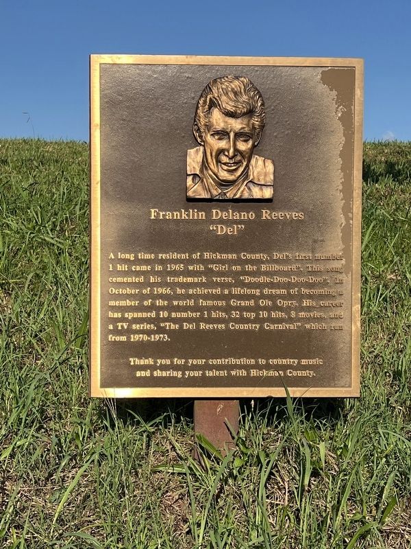 Franklin Delano Reeves "Del" Marker image. Click for full size.