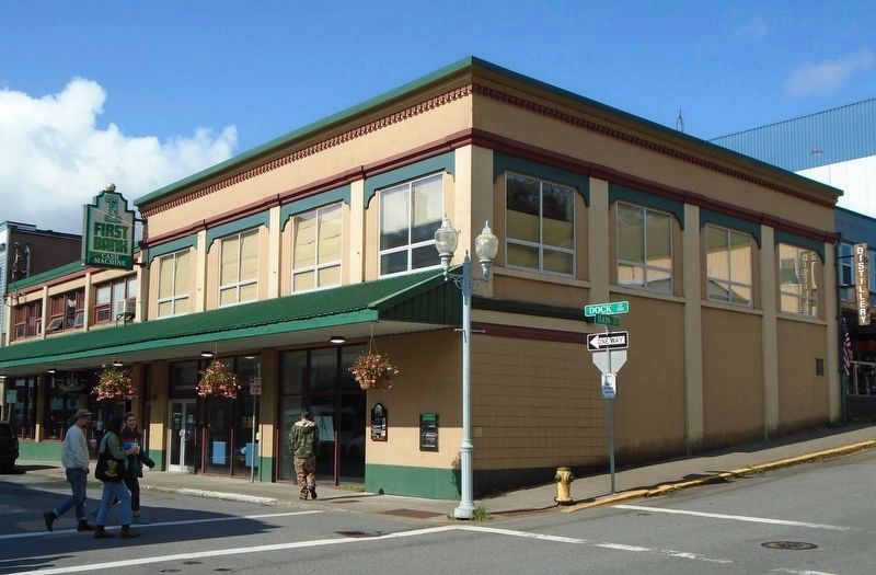 First National Bank and Marker. Click for full size. First National Bank and Marker image. Click for full size.