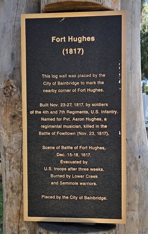 Fort Hughes Marker. Click for full size. Fort Hughes Marker image. Click for full size.