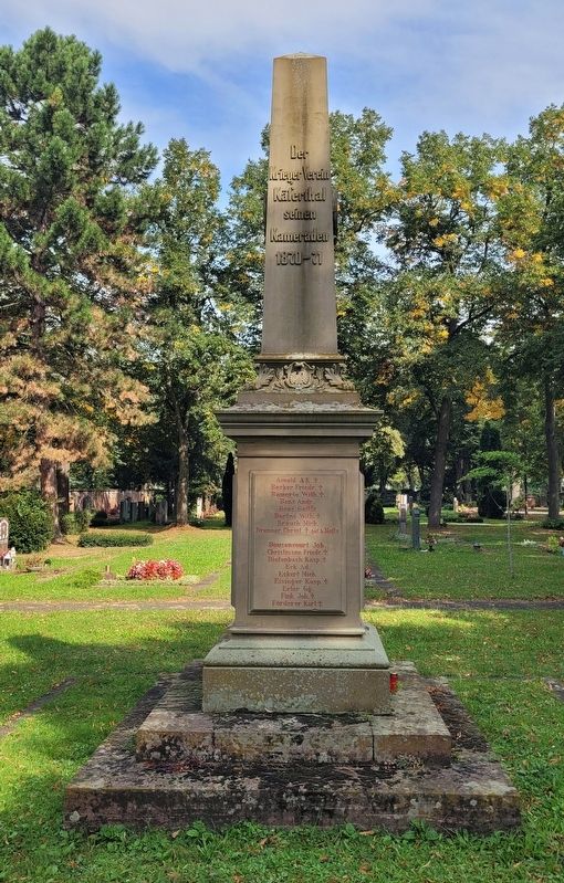 F�r Badens Ehre / For Baden's Honor Marker image. Click for full size.