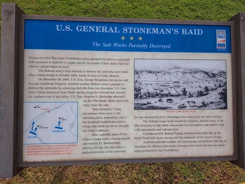 U.S. General Stoneman's Raid (refurbished) image. Click for full size.