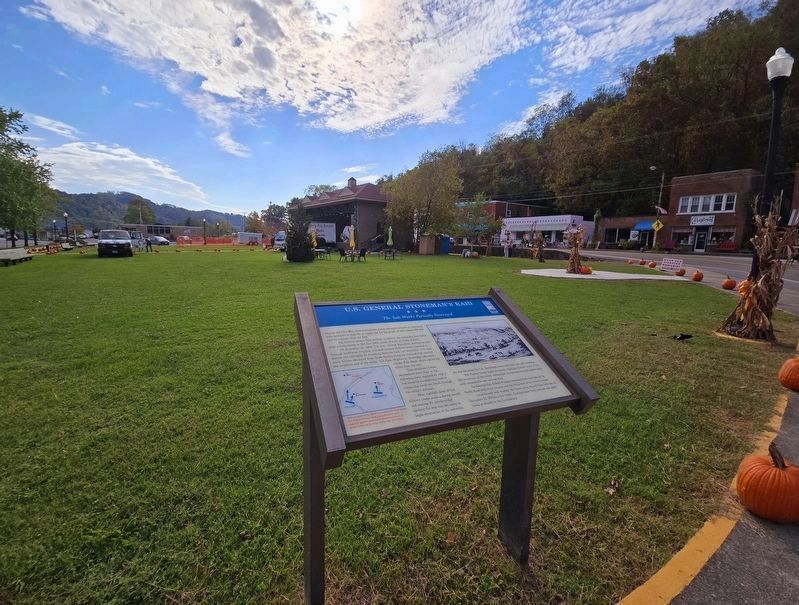 Refurbished marker at Saltville Town Commons image. Click for full size.