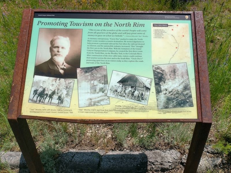 Promoting Tourism on the North Rim Marker image. Click for full size.