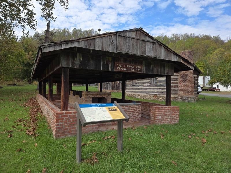 Wide view Saltville Defenses Marker. Click for full size. Wide view Saltville Defenses Marker image. Click for full size.