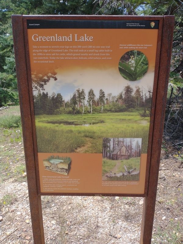 Greenland Lake Marker image. Click for full size.