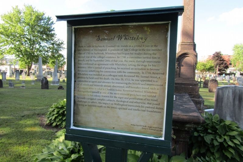 Samuel Whittelsey Marker. Click for full size. Samuel Whittelsey Marker image. Click for full size.