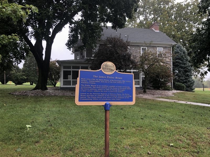 The James Finley House Marker image. Click for full size.