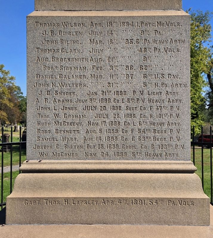 Major A. M. Harper Post 181 Monument. Click for full size. Major A. M. Harper Post 181 Monument image. Click for full size.