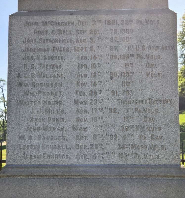 Major A. M. Harper Post 181 Monument. Click for full size. Major A. M. Harper Post 181 Monument image. Click for full size.