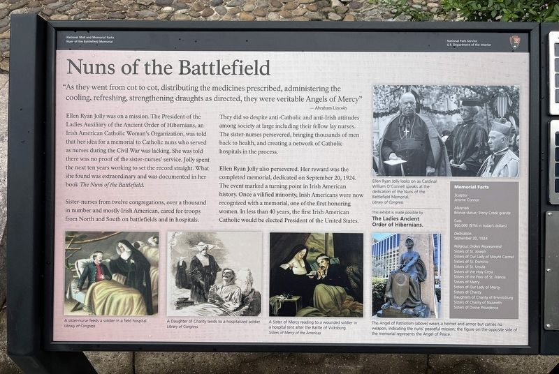 Nuns of the Battlefield Marker image. Click for full size.