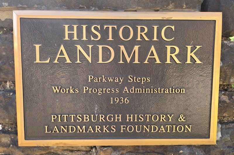 Parkway Steps Marker image. Click for full size.