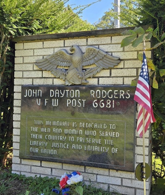 John Dayton Rodgers VFW Post 6681 Veterans Memorial image. Click for full size.