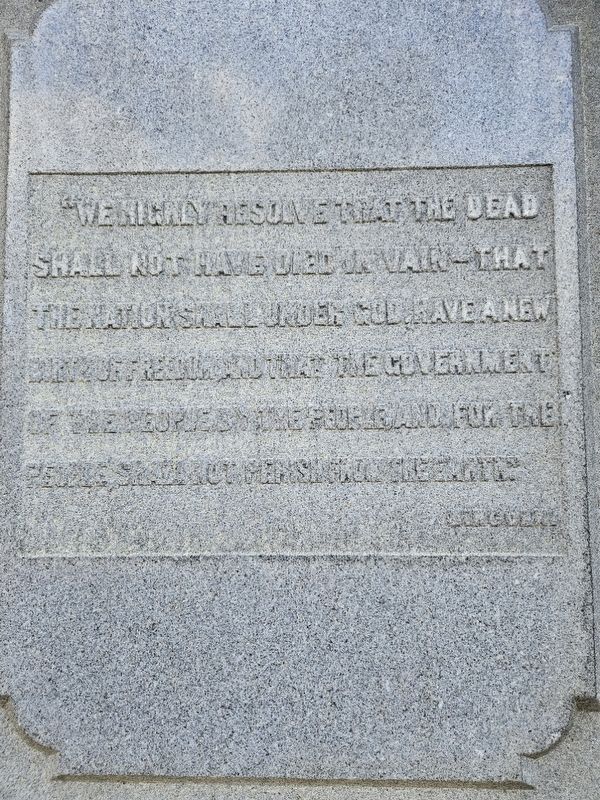 In Grateful Remembrance G.A.R. Monument. Click for full size. In Grateful Remembrance G.A.R. Monument image. Click for full size.