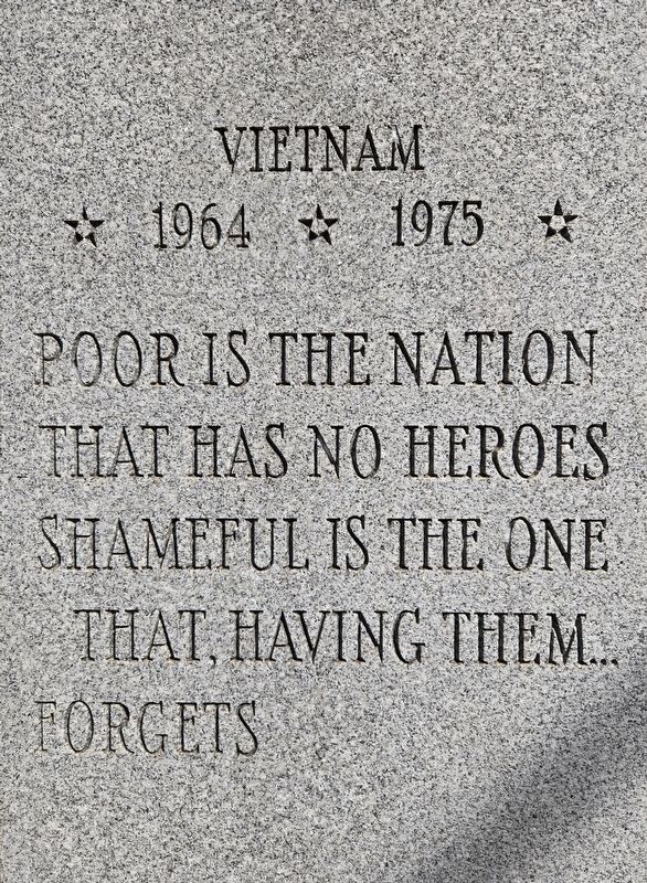Turtle Creek Veterans Memorial image. Click for full size.