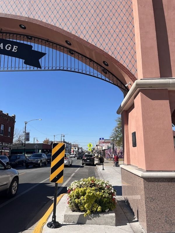 Little Village Arch Marker image. Click for full size.