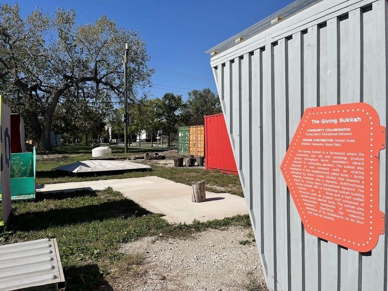 The Giving Sukkah Marker image. Click for full size.