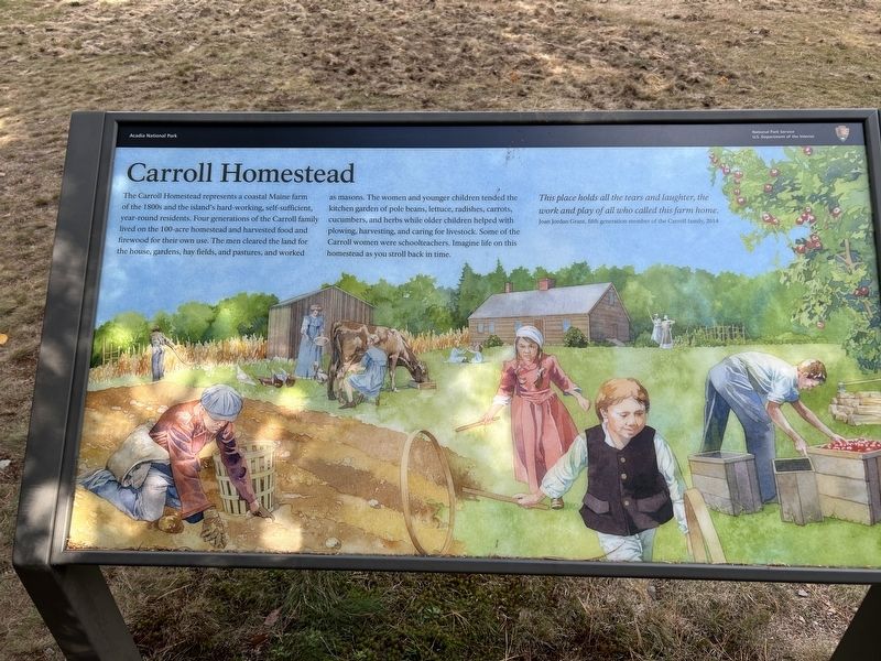 Carroll Homestead Marker. Click for full size. Carroll Homestead Marker image. Click for full size.