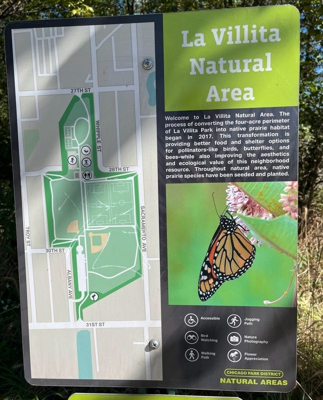 La Villita Natural Area Marker image. Click for full size.