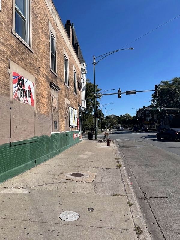 (Former) Schlitz Brewery-Tied House at 3456 S. Western Ave. Marker image. Click for full size.