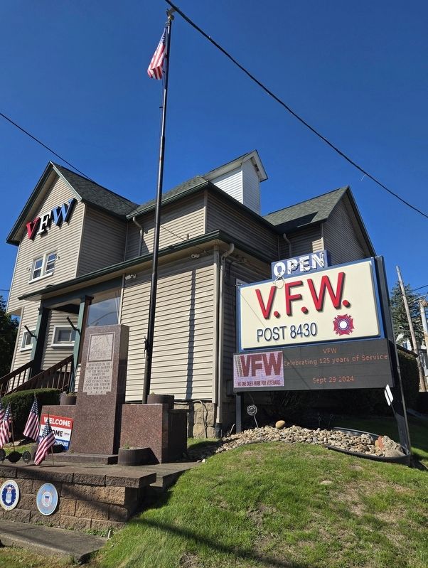 East McKeesport VFW Veterans Memorial. Click for full size. East McKeesport VFW Veterans Memorial image. Click for full size.