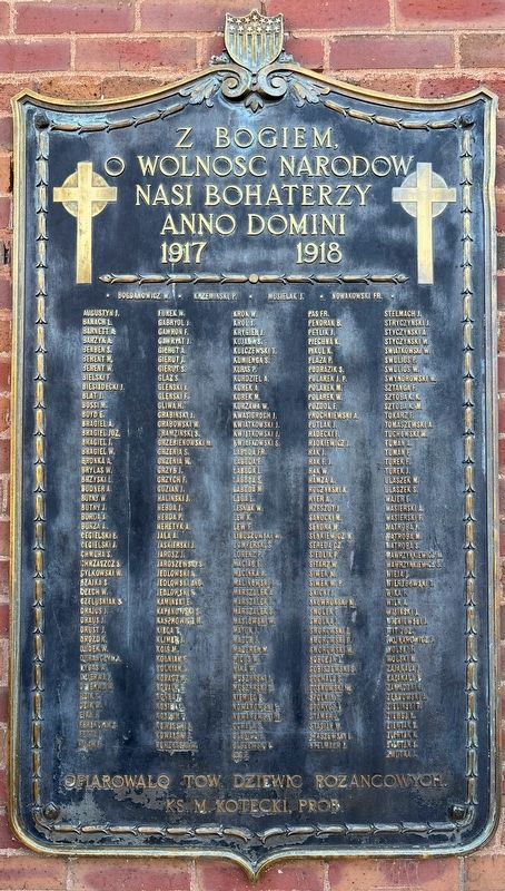 World War I Memorial Marker image. Click for full size.