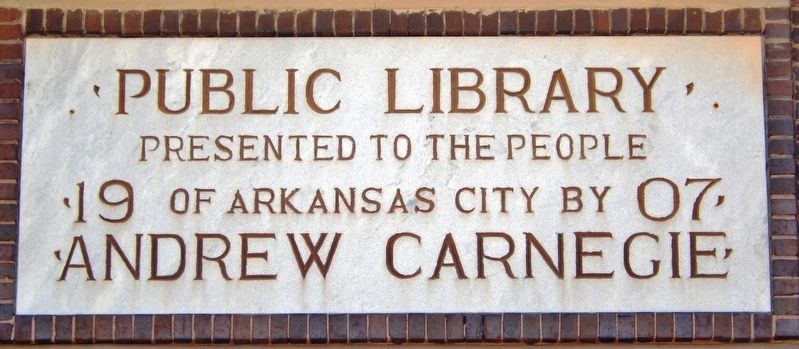 Public Library Marker image. Click for full size.