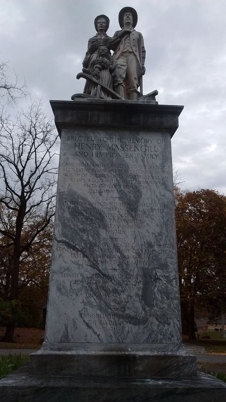 Henry Massengill Marker. Click for full size. Henry Massengill Marker image. Click for full size.