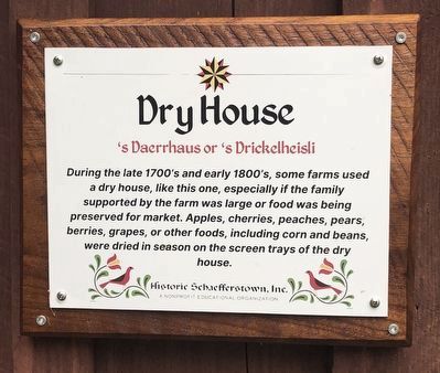 Dry House Marker image. Click for full size.