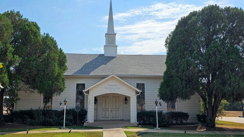 Flower Mound Presbyterian Church Marker. Click for full size. Flower Mound Presbyterian Church Marker image. Click for full size.