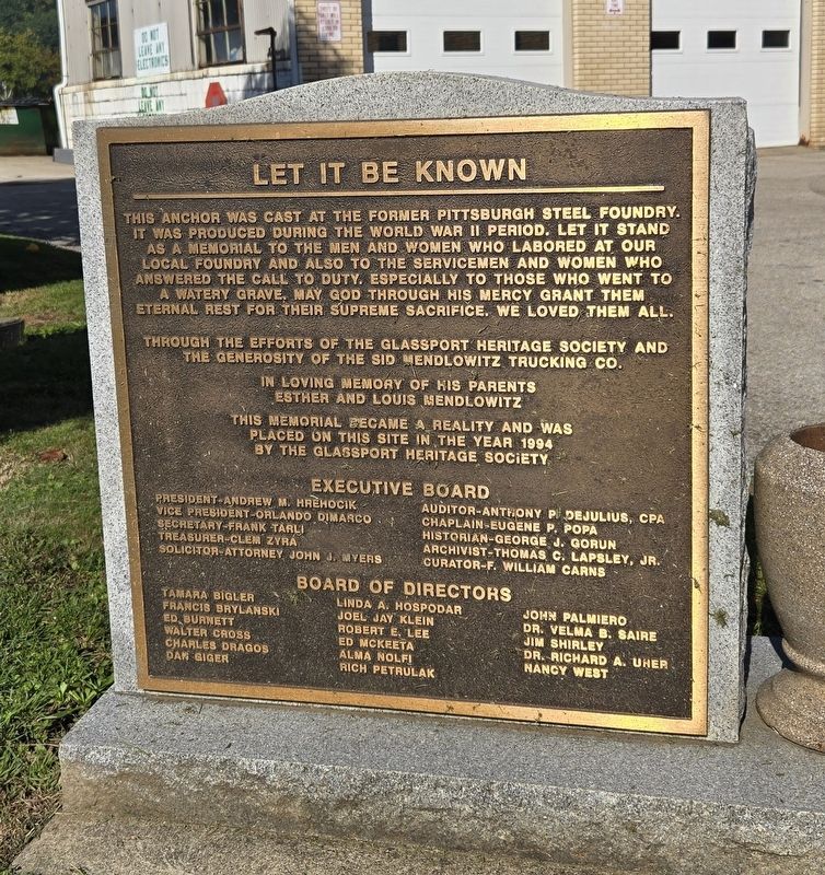 Let It Be Known Marker. Click for full size. Let It Be Known Marker image. Click for full size.
