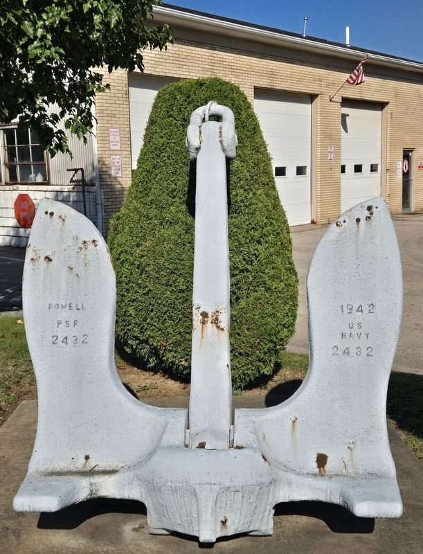 Pittsburgh Produced World War II Anchor. Click for full size. Pittsburgh Produced World War II Anchor image. Click for full size.